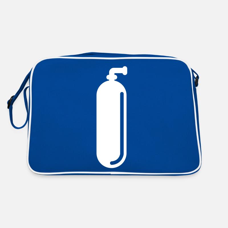 Symbole de plongée à l’oxygène Sac Retro
