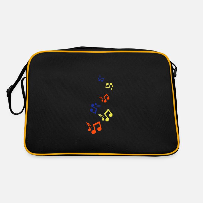 Panneau des notes de musique Sac Retro