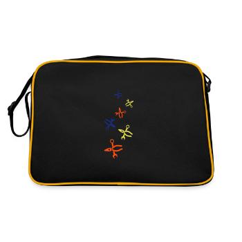Icône de pince - Sac Retro - noir/or - Dos