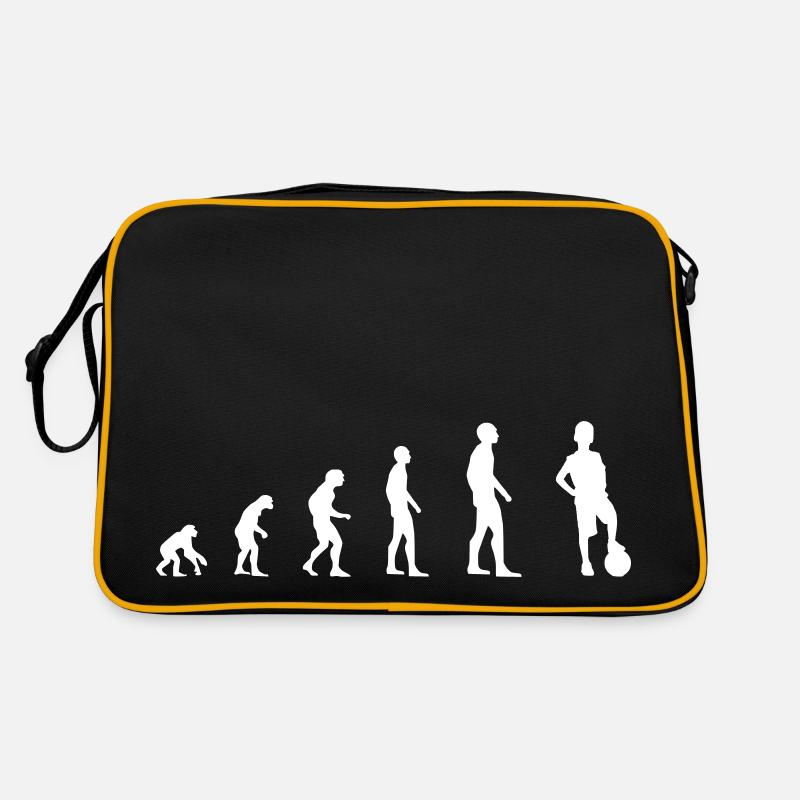 Football Boy – Evolution - Retro Bag - black/gold