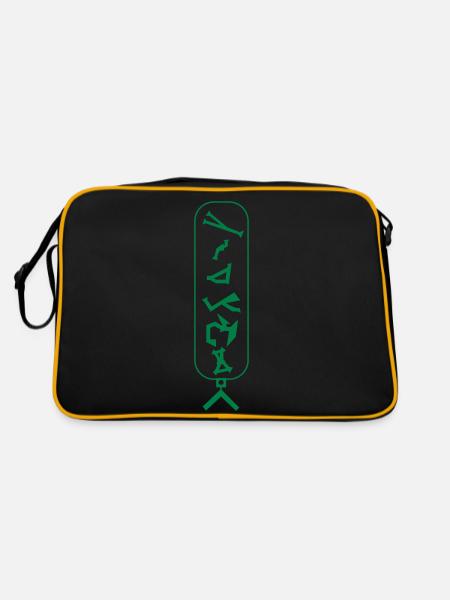 coverstone stargate - Retro Tasche - Schwarz/Gold - Hinten