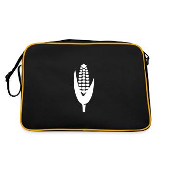 Corn symbol - Retro Bag - black/gold - Back