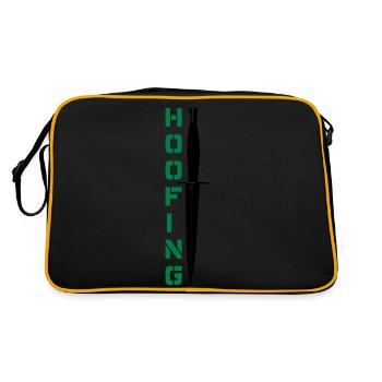 Hoofing Dagger - Retro Bag - black/gold - Back