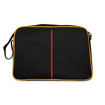 strich - Sac Retro - noir/or - Dos