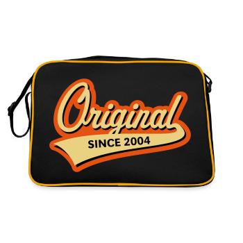 Original Since 2004 (Year Of Birth, Birthday / 3C) - Retro Bag - black/gold - Back