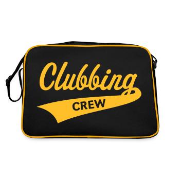 Clubbing Crew (Fête / Célébrations / Danse / Or) - Sac Retro - noir/or - Dos