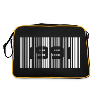 Année de naissance Anniversaire Né en 1991 - Fabriqué en 1991 - Sac Retro - noir/or - Dos