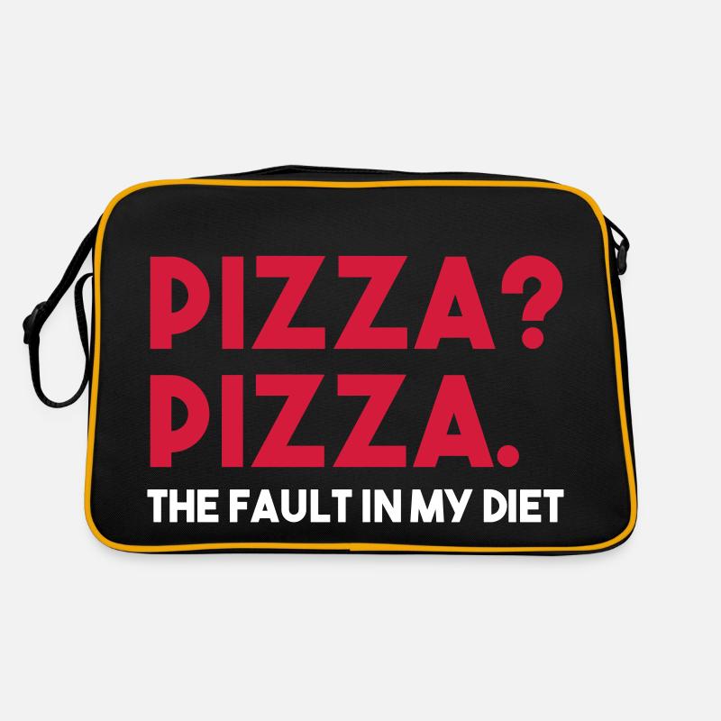 PIZZA? PIZZA. La faille dans mon régime Sac Retro