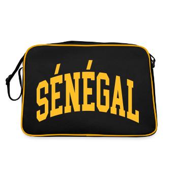 Sénégal - Sac Retro - noir/or - Dos