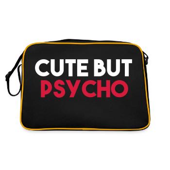 Mignon mais PSYCHO - Sac Retro - noir/or - Dos