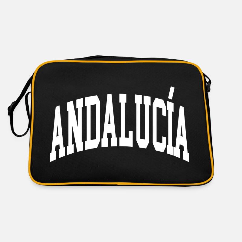 Andalucía - Retro Tasche - Schwarz/Gold