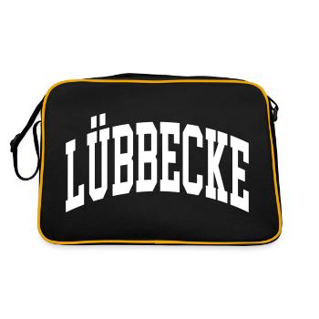 Lübbecke - Sac Retro - noir/or - Dos