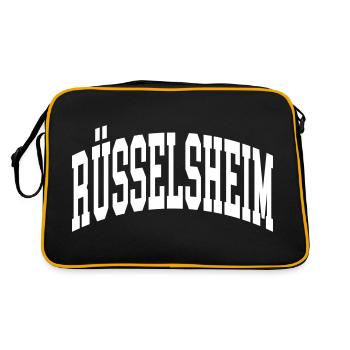 Rüsselsheim - Sac Retro - noir/or - Dos