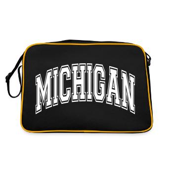 Michigan - Retro Bag - black/gold - Back