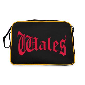 Wales - Retro Bag - black/gold - Back