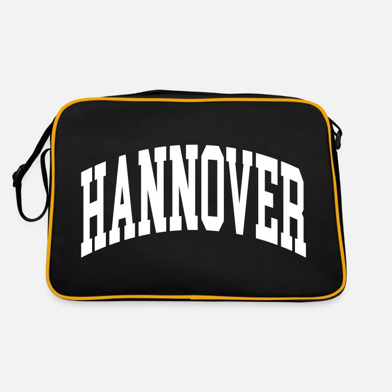 Hannover - Retro Tasche - Schwarz/Gold
