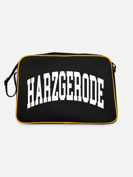 Harzgerode - Sac Retro - noir/or - Dos
