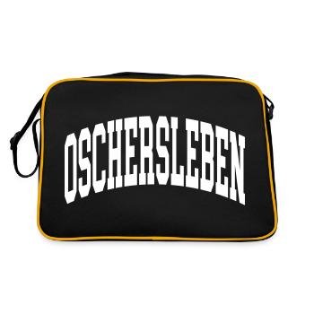 Oschersleben - Sac Retro - noir/or - Dos
