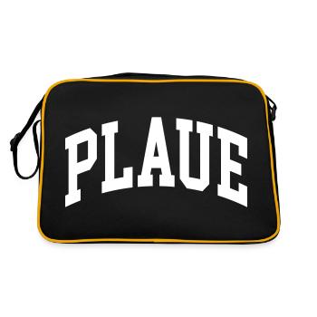 Plaue - Retro Tasche - Schwarz/Gold - Hinten