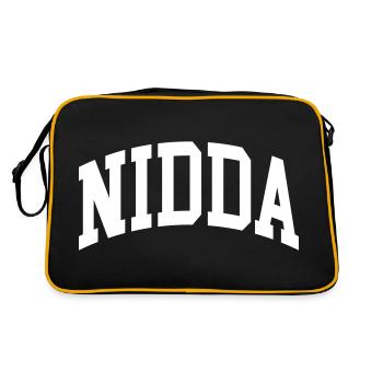 Nidda - Sac Retro - noir/or - Dos