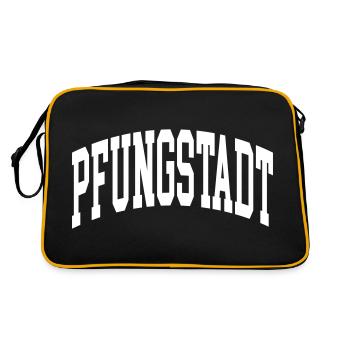Pfungstadt - Sac Retro - noir/or - Dos