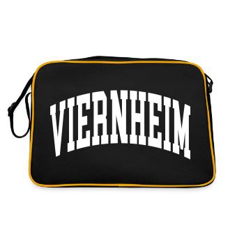 Viernheim - Sac Retro - noir/or - Dos