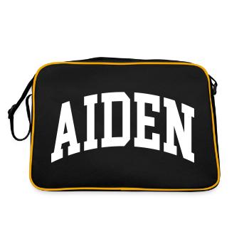 Aiden - Sac Retro - noir/or - Dos