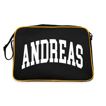 Andreas - Sac Retro - noir/or - Dos