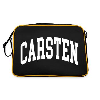 Carsten - Retro Bag - black/gold - Back