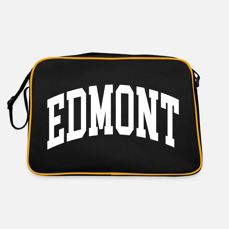 Edmont - Retro Tasche - Schwarz/Gold