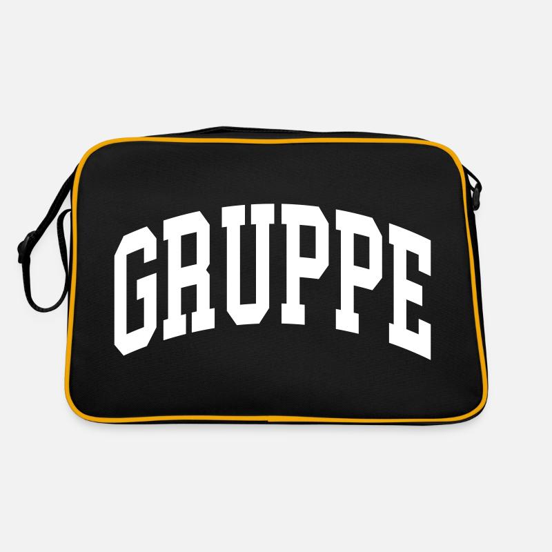 Gruppe Retro Tasche