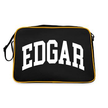 Edgar - Sac Retro - noir/or - Dos