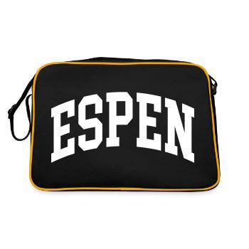 Aspen - Retro Bag - black/gold - Back