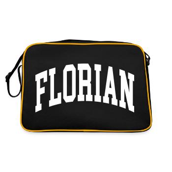 Florian - Retro Bag - black/gold - Back