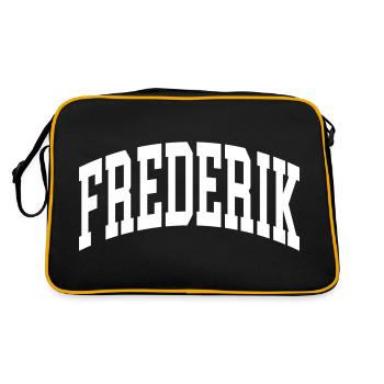 Frederik - Sac Retro - noir/or - Dos