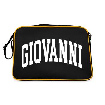 Giovanni - Retro Bag - black/gold - Back