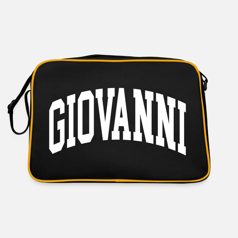 Giovanni - Retro Tasche - Schwarz/Gold