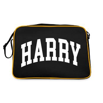 Harry - Retro Bag - black/gold - Back
