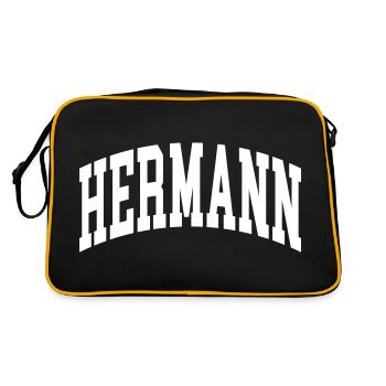 Hermann - Sac Retro - noir/or - Dos