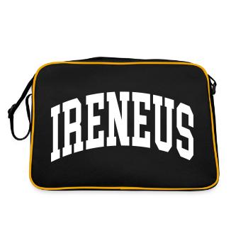 Irénée - Sac Retro - noir/or - Dos