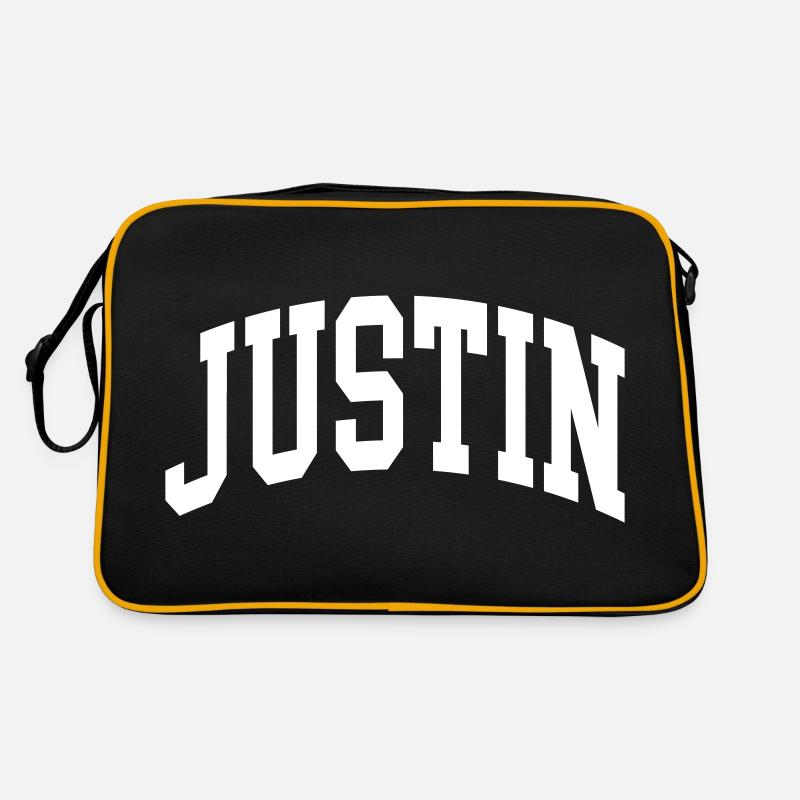 Justin - Sac Retro - noir/or
