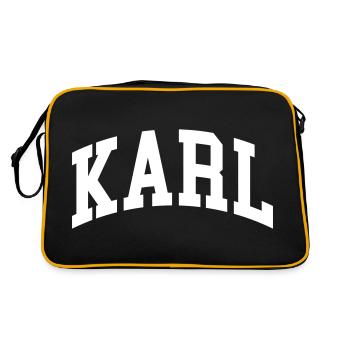 Karl - Retro Bag - black/gold - Back