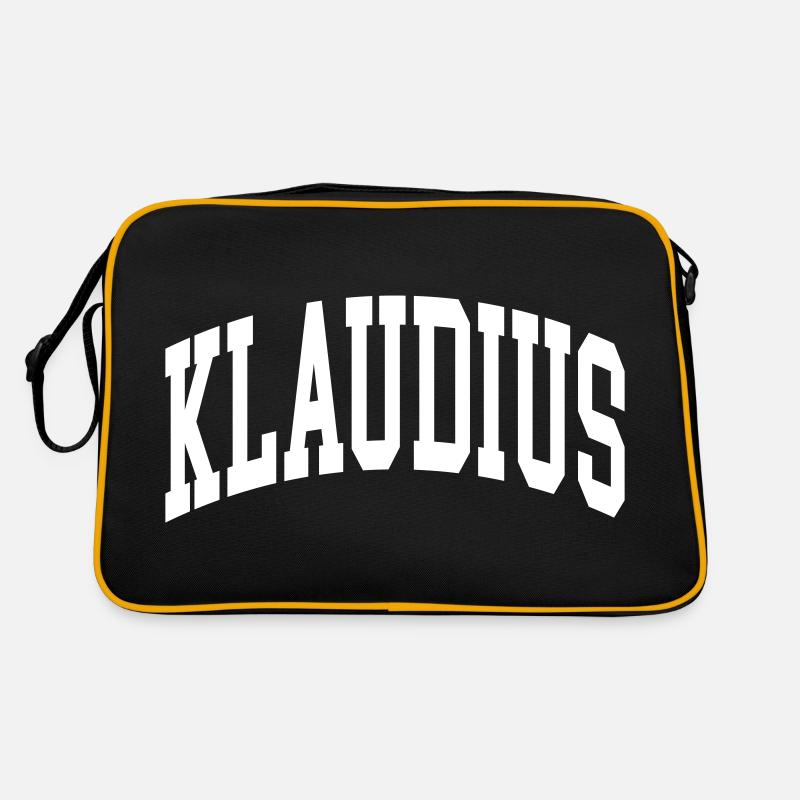 Claudius - Retro Bag - black/gold