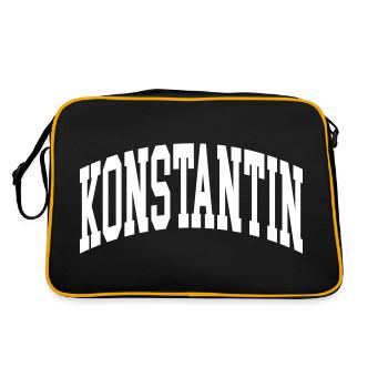Konstantin - Sac Retro - noir/or - Dos