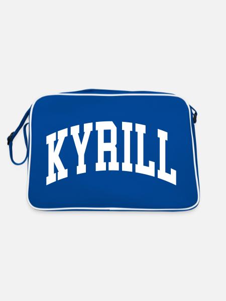 Cyril - Sac Retro - bleu/blanc - Dos