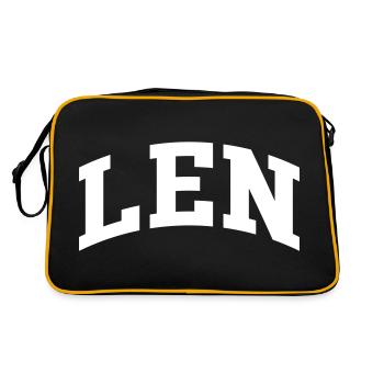Len - Sac Retro - noir/or - Dos