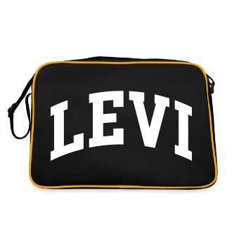 Levi - Retro Bag - black/gold - Back