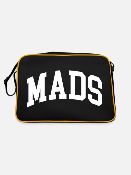 Mads - Retro Bag - black/gold - Back