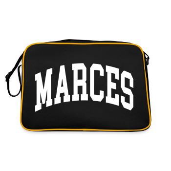 Marces - Retro Bag - black/gold - Back