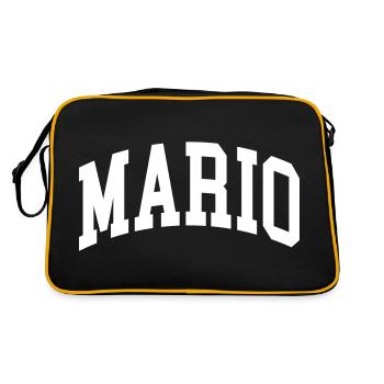 Mario - Retro Bag - black/gold - Back